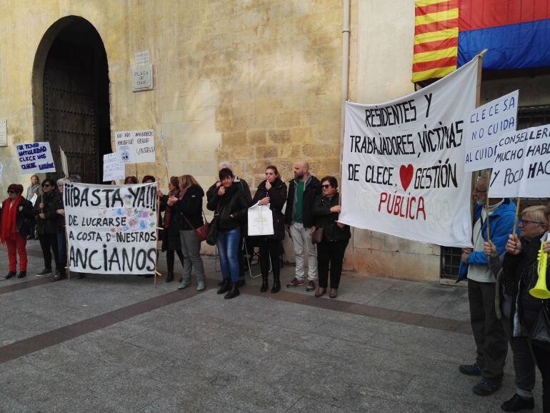 Protesta en el ayuntamiento 