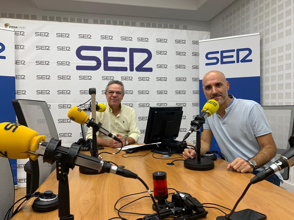 Salomón Hachuel y Fernando Fabiani durante el programa