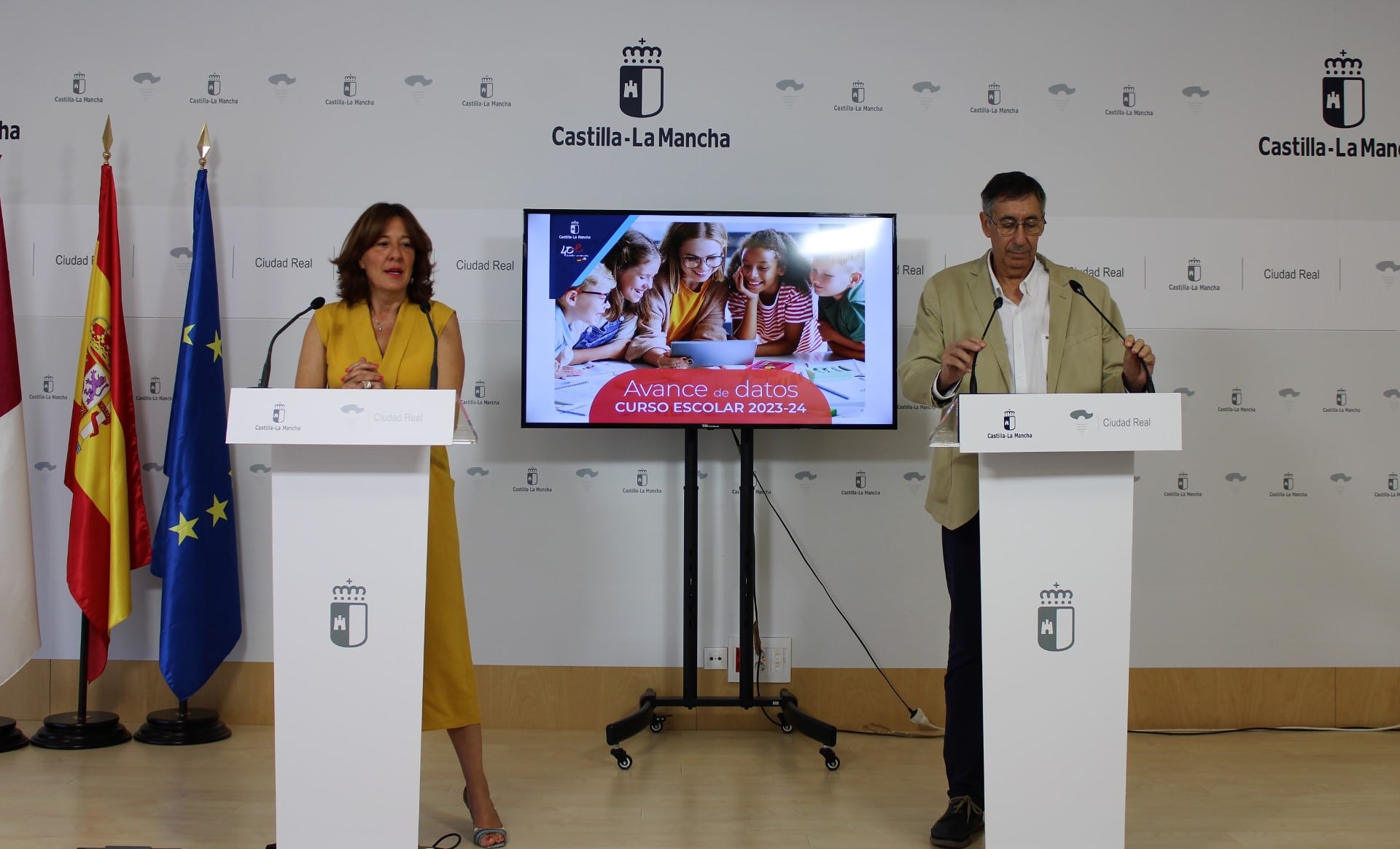 Rueda de prensa con las novedades de la vuelta a las aulas en la provincia de Ciudad Real