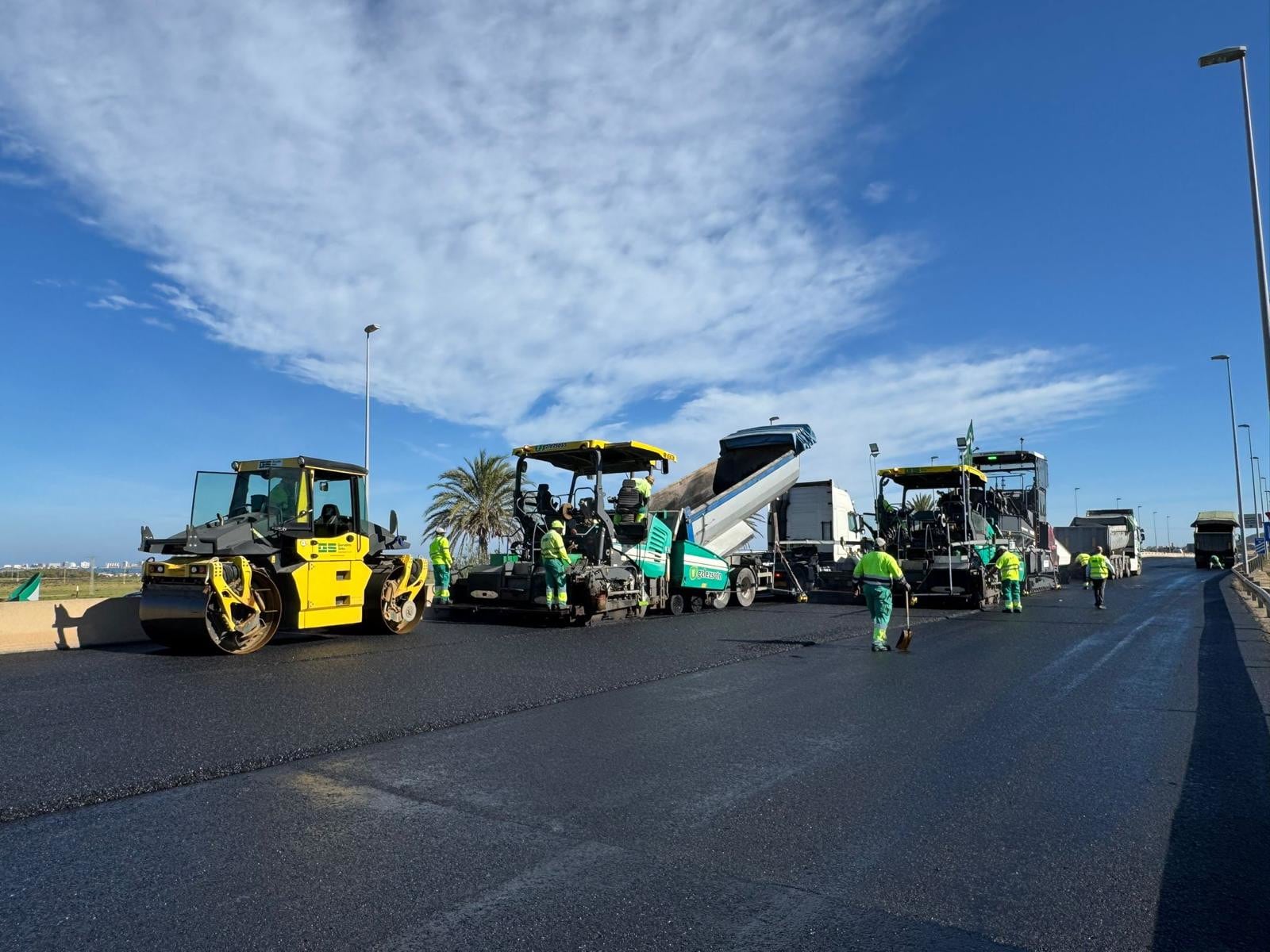 Obras de mejora del firme de la RM-12