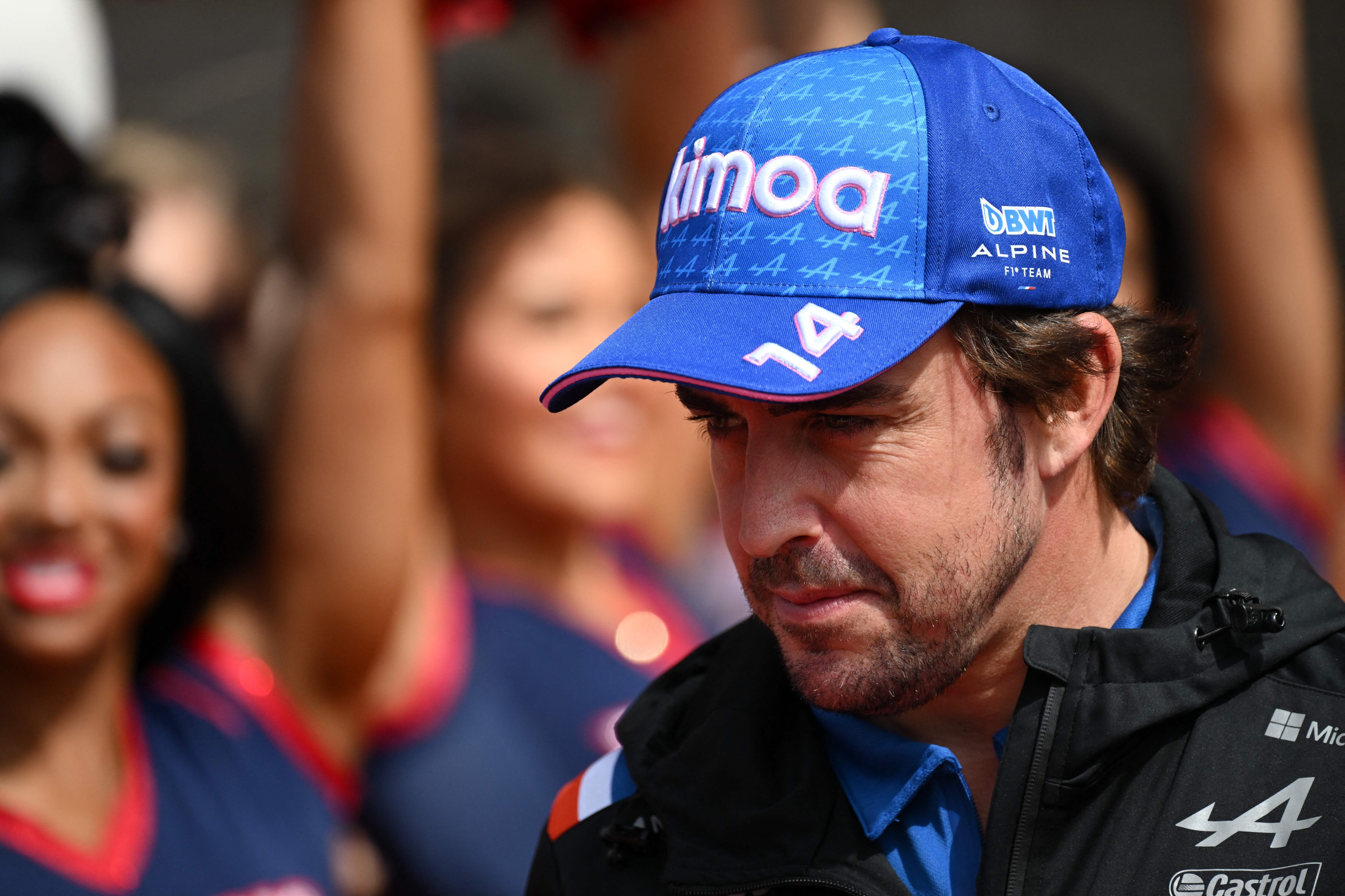 Fernando Alonso, antes del GP de los Estados Unidos