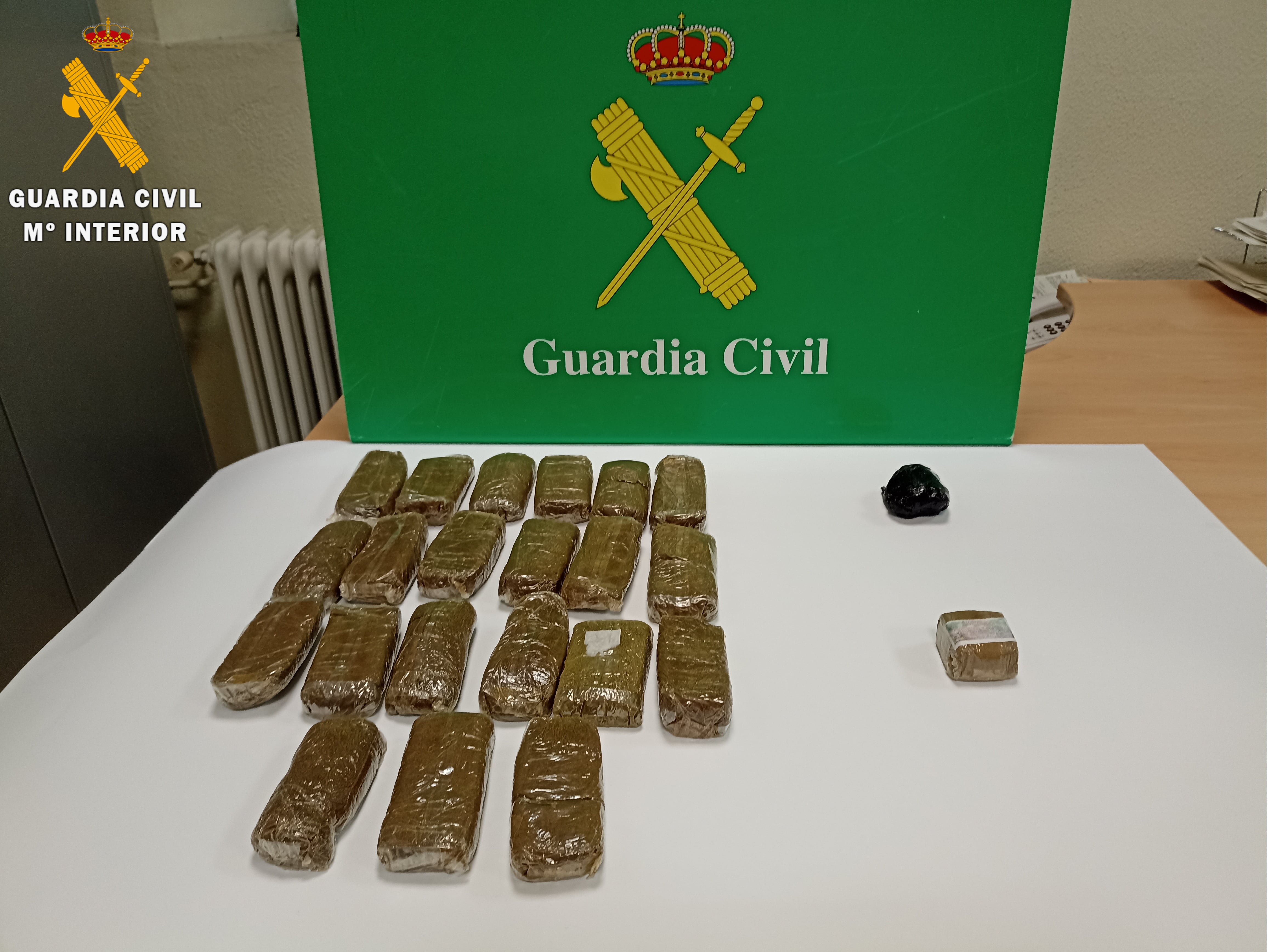 Droga incautada en El Espinar