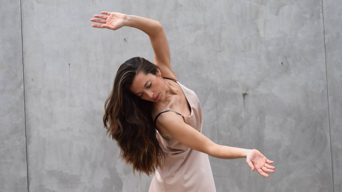 Violeta Borruel, en la residencia artística Patrim+ en Graus