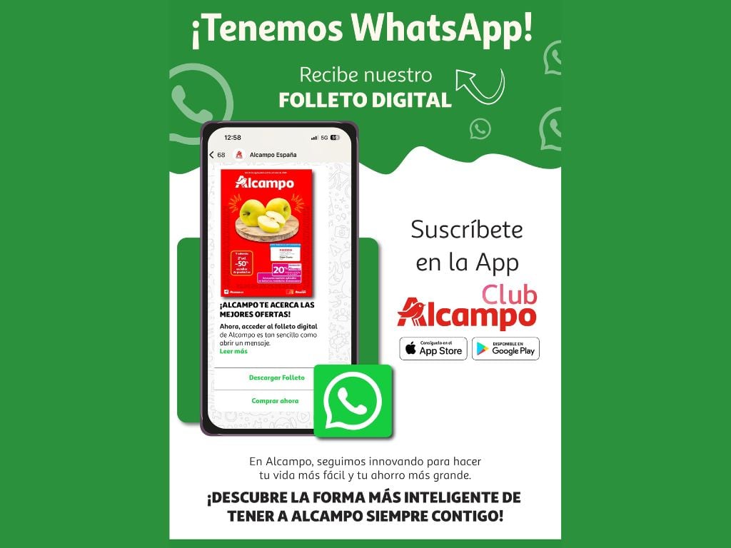 Club Alcampo, canal de WhatsApp