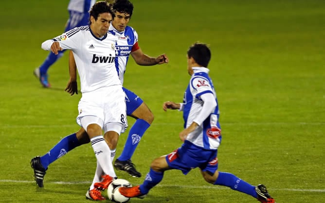 El brasileño marcó el segundo tanto del Real Madrid en Alcoy