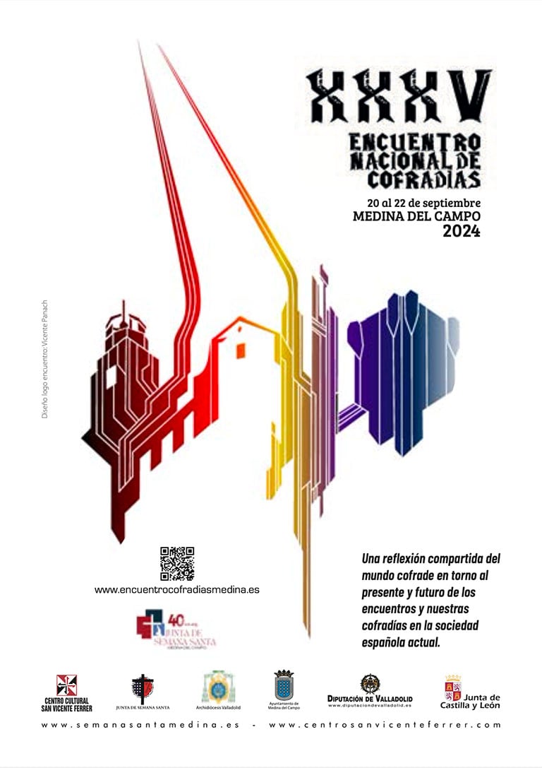 Cartel del XXXV Encuentro Nacional de Cofradías, en Medina del Campo