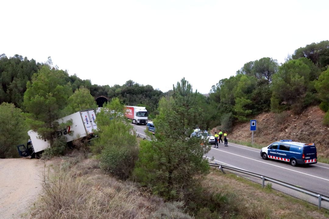 Un accident mortal a la N-II a Girona