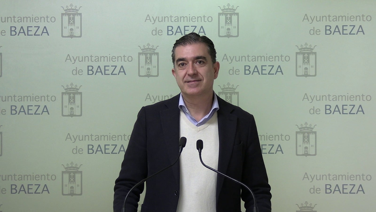 El alcalde de Baeza, Pedro Javier Cabrera