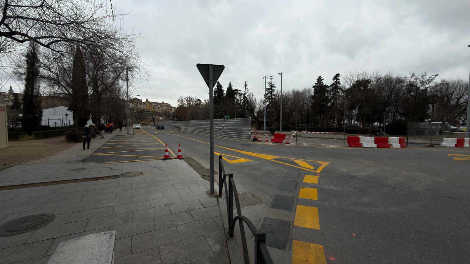 Imagen de archivo del Paseo de la Vega durante las obras de rehabilitación de esta calle
