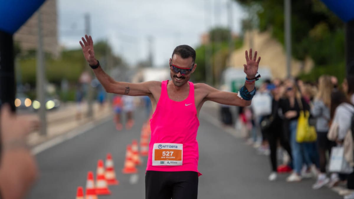David Olivares, psicorunner, en Alicante Corre