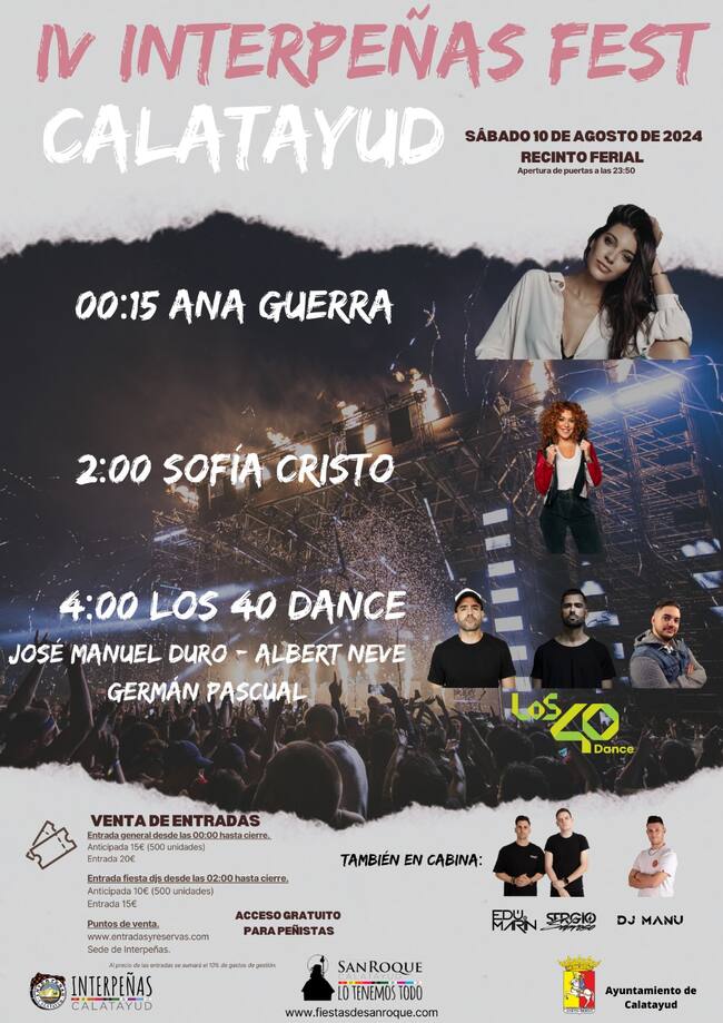 Una noche cargada de música