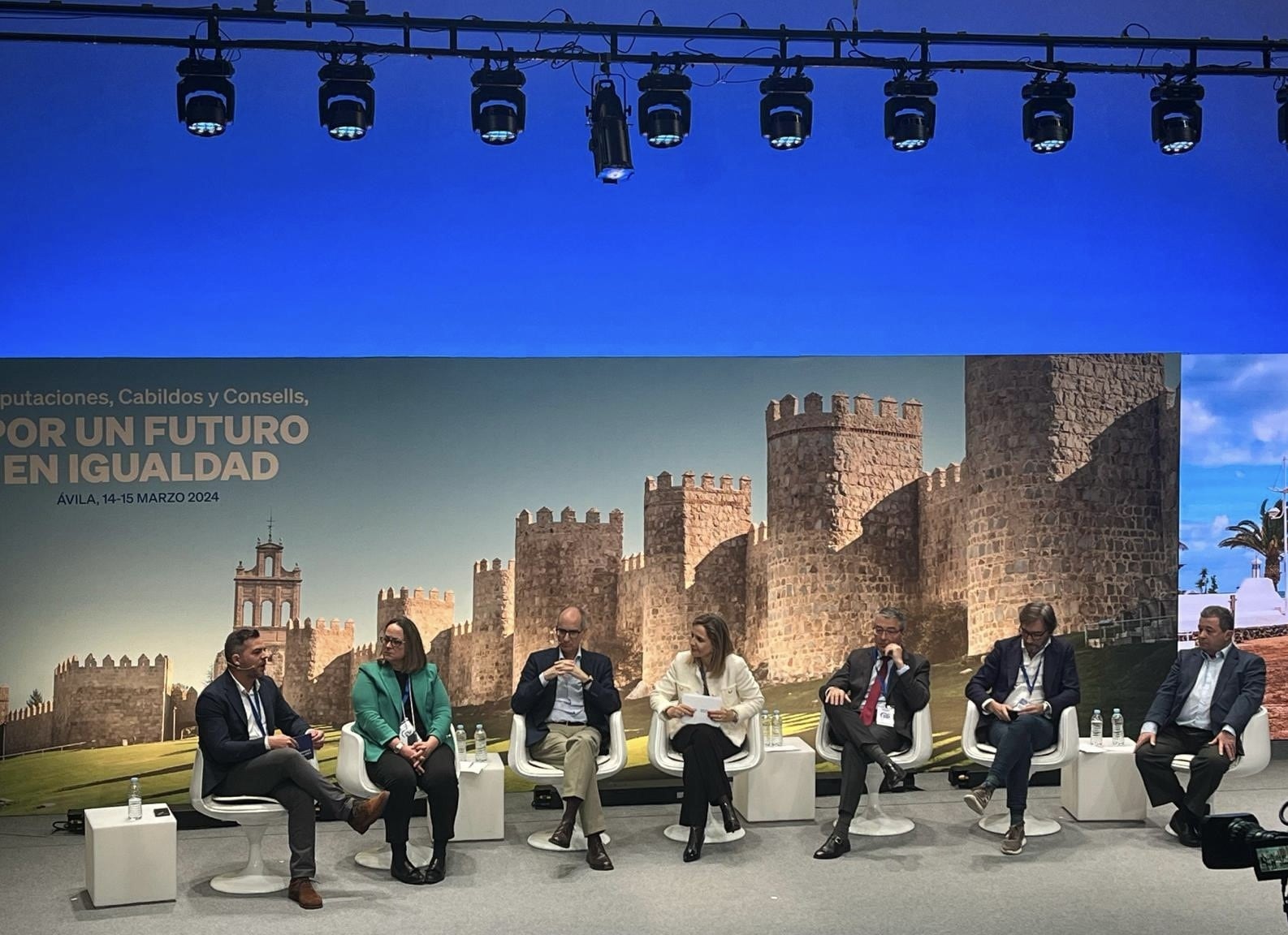 El Secretario General insular del PP en Lanzarote, Jacobo Medina, en las Jornadas Nacionales de Gobiernos Provinciales e Insulares celebradas en Ávila.