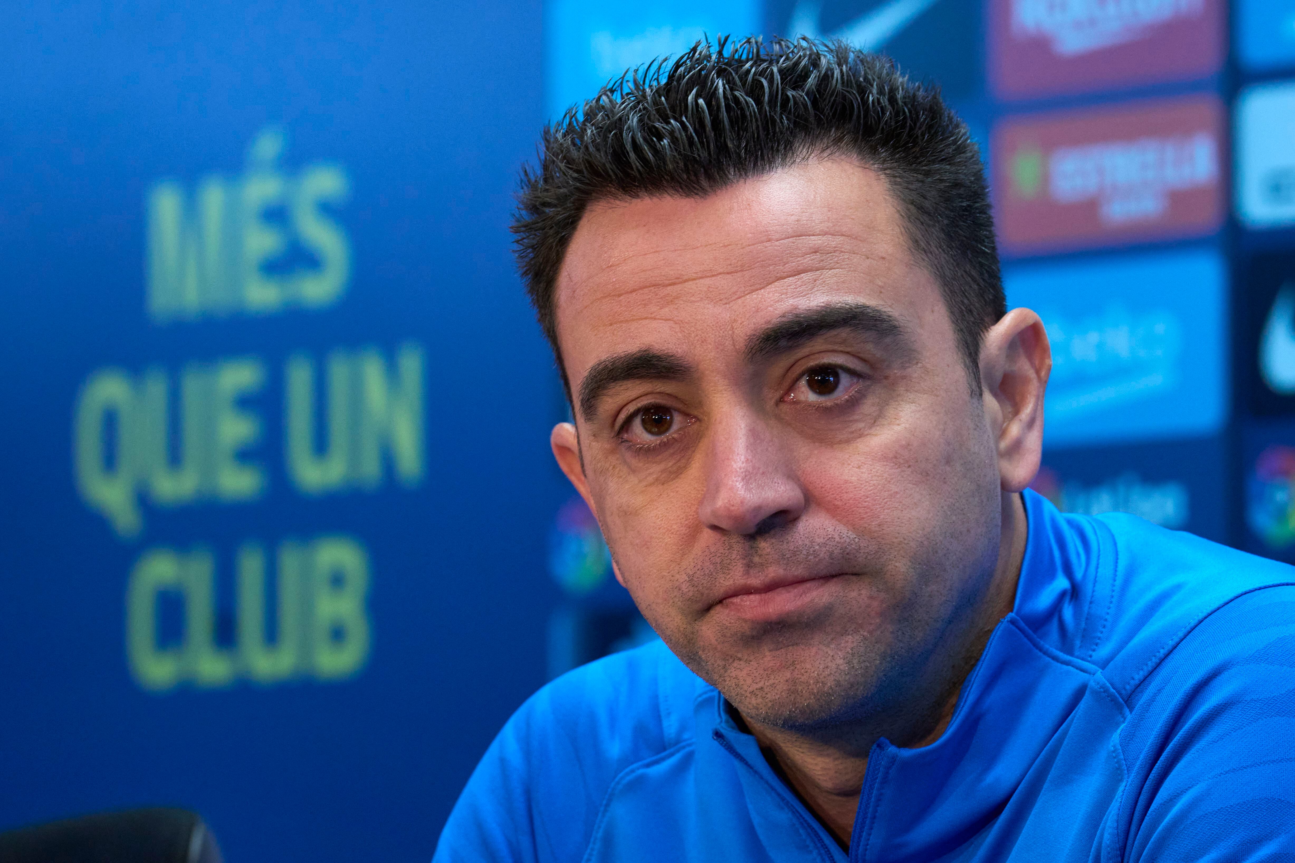 Xavi Hernández, técnico del FC Barcelona