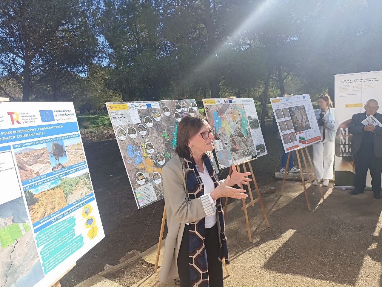 Acto de inicio de obras por parte del Gobierno de España en El Llano del Beal