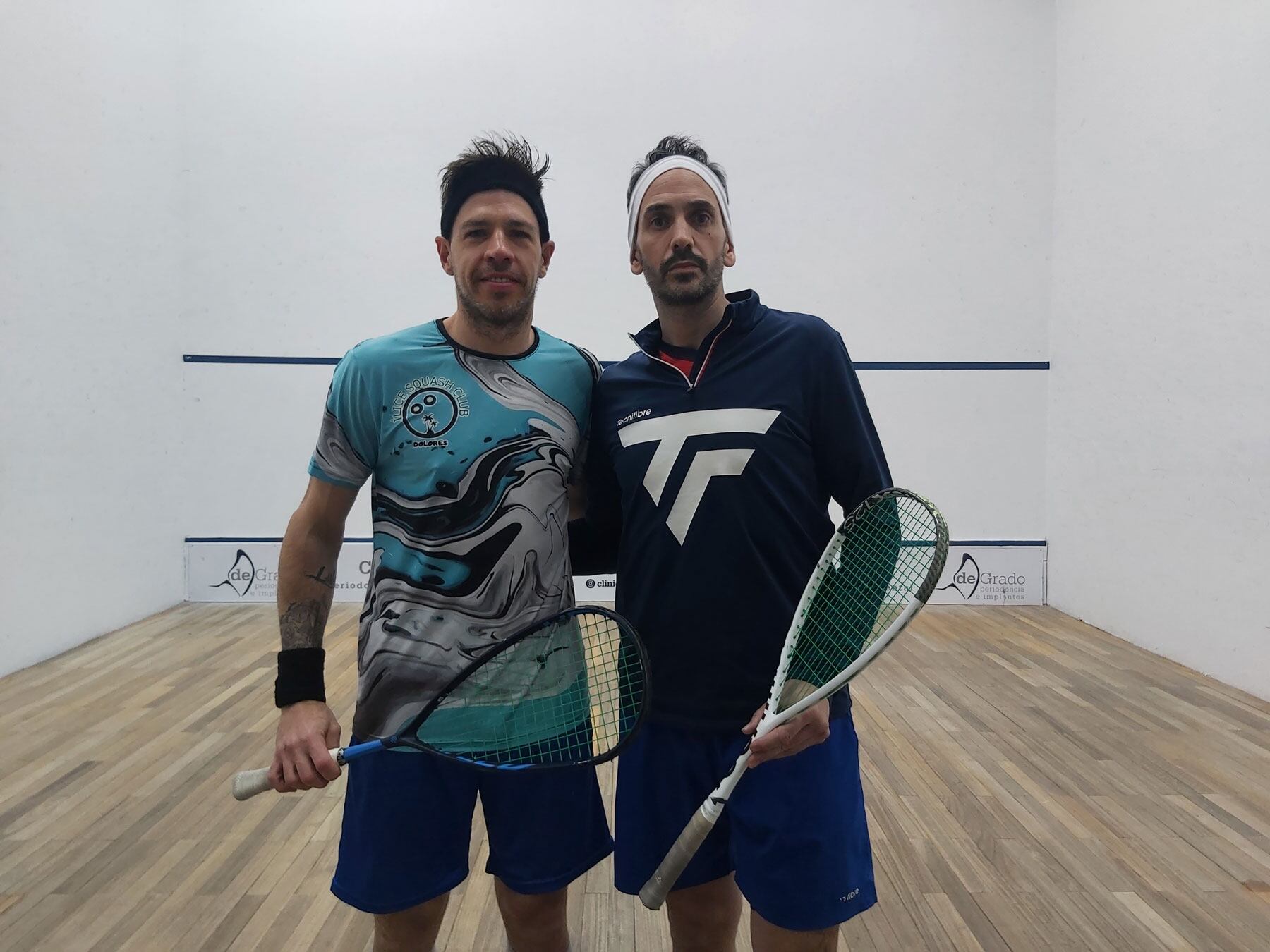 Robertino Pezzota y Álex Garbí, antes de la final absoluta