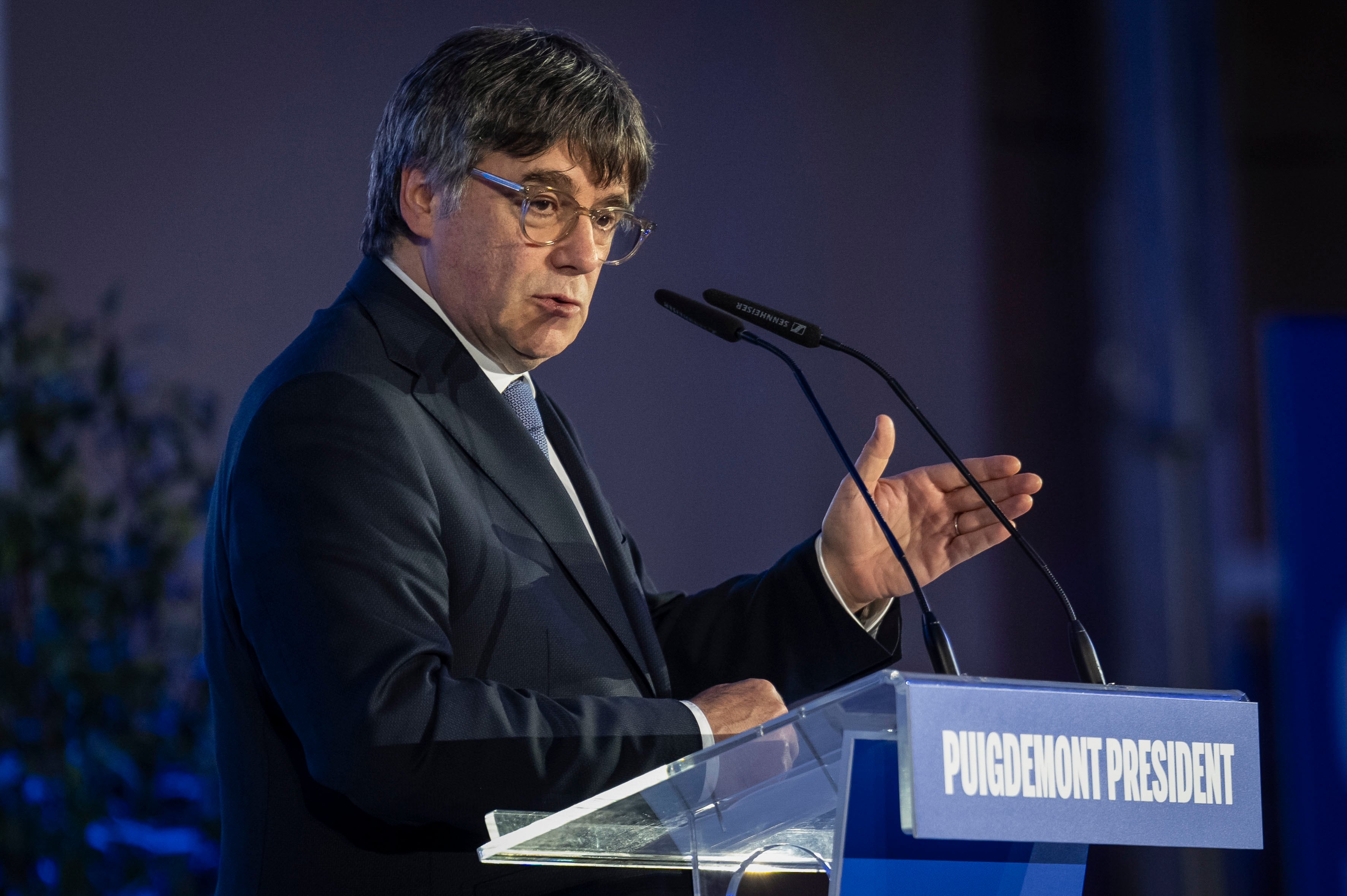 El expresidente de Cataluña y cabeza de JxCat, Carles Puigdemont. EFE/ David Borrat