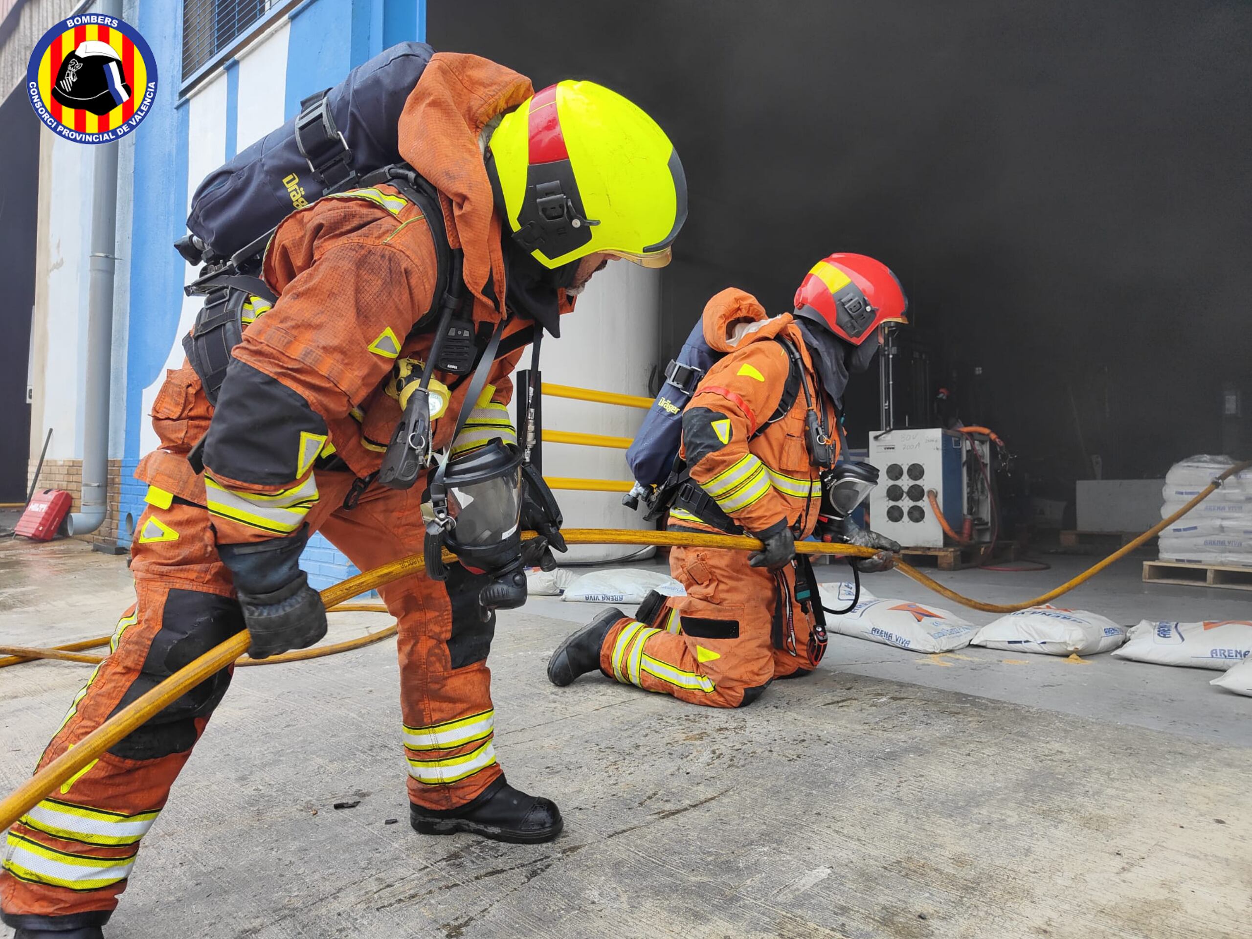 Imagen de archivo de una actuación del Consorcio Provincial de Bomberos de Valencia