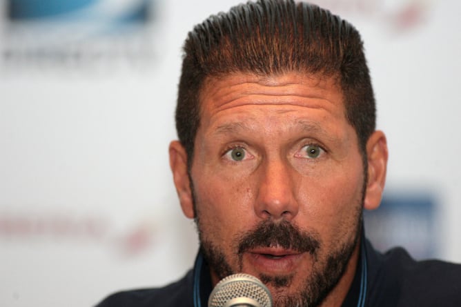 Simeone, en rueda de prensa