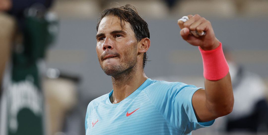 Rafa Nadal celebra su victoria ante Korda