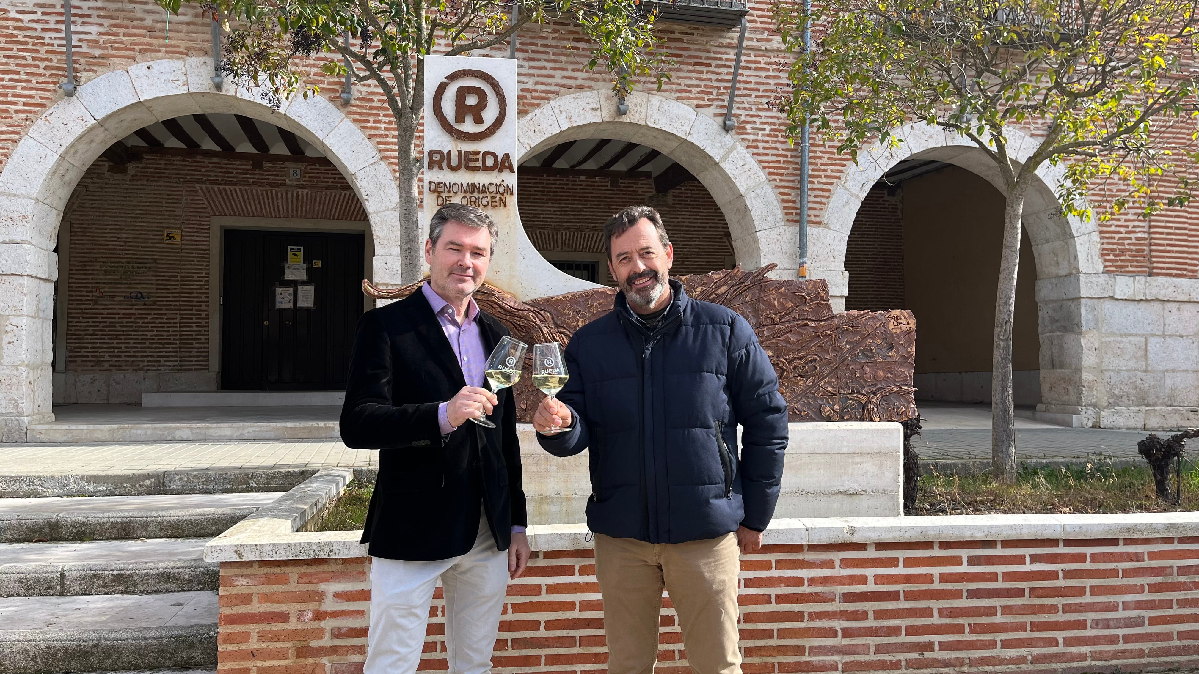 Carlos Yllera y Mariano González, presidente y vicepresidente de la DO Rueda