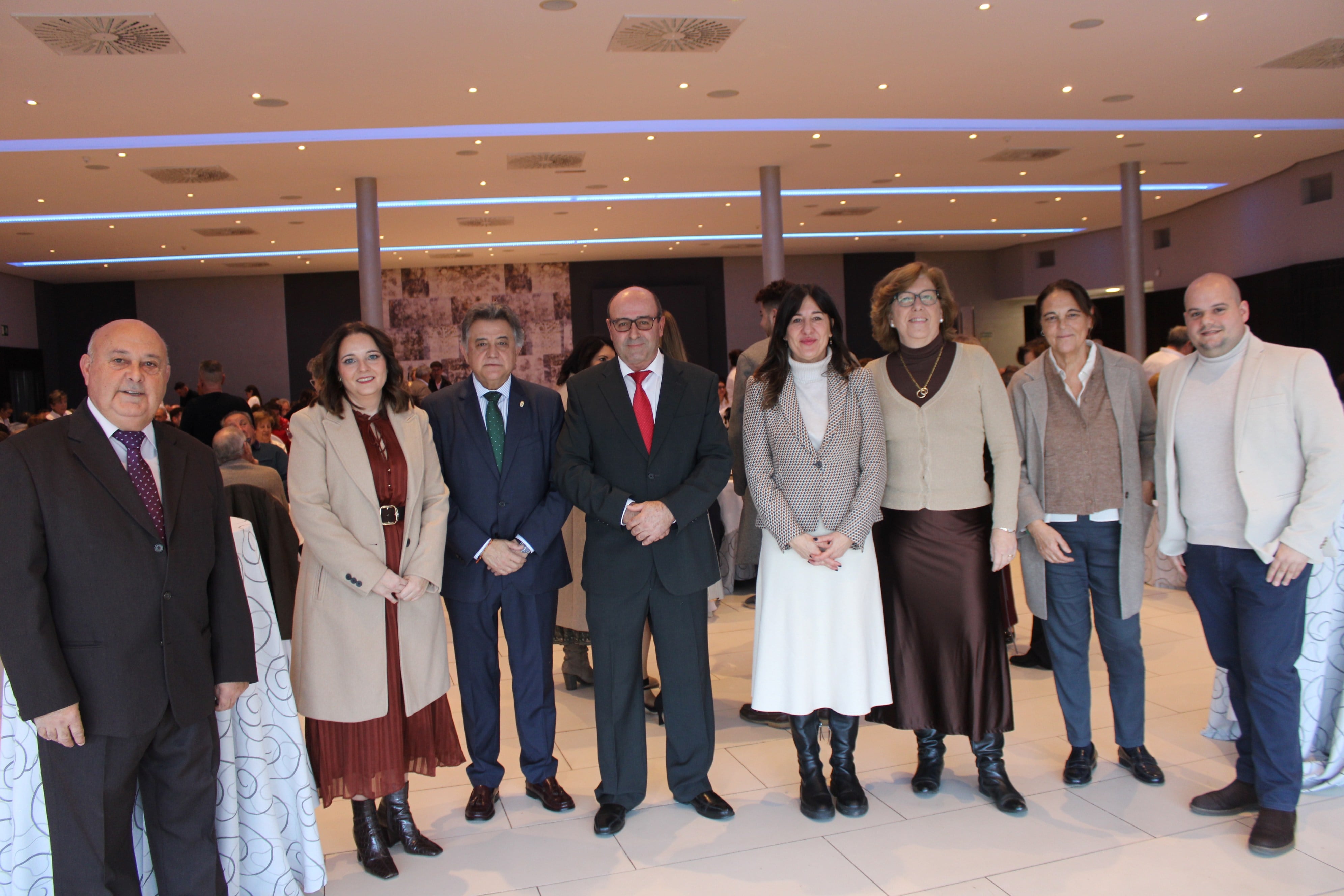 Blanca Fernández en la comida de hermandad de la Sociedad Cooperativa Los Pozos de Damiel