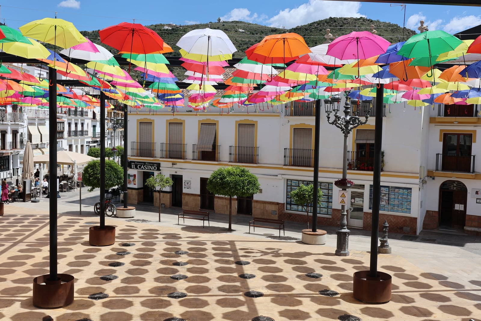 Sombrillas en Torrox