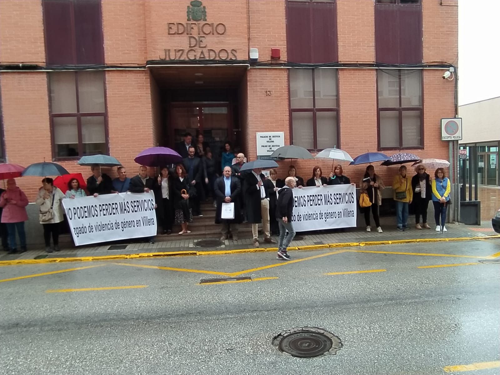 Protesta de los abogados de Villena. Archivo