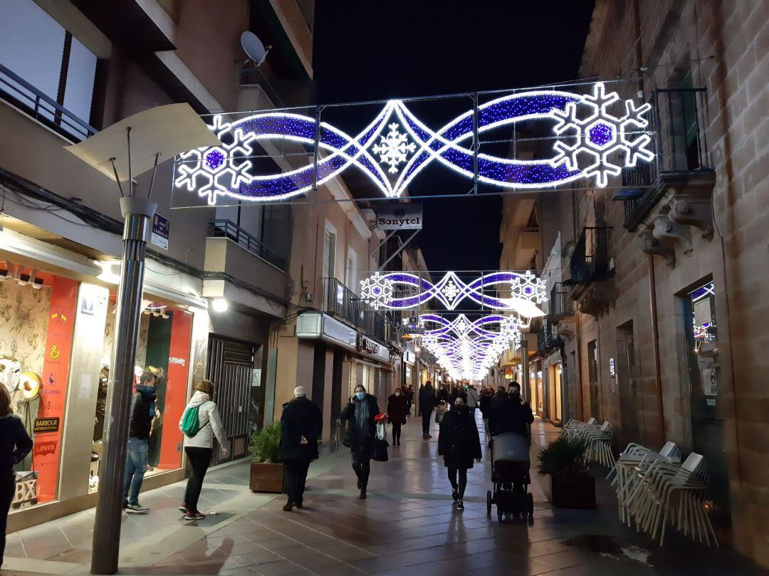 Pasaje del Comercio en la Navidad 2020.