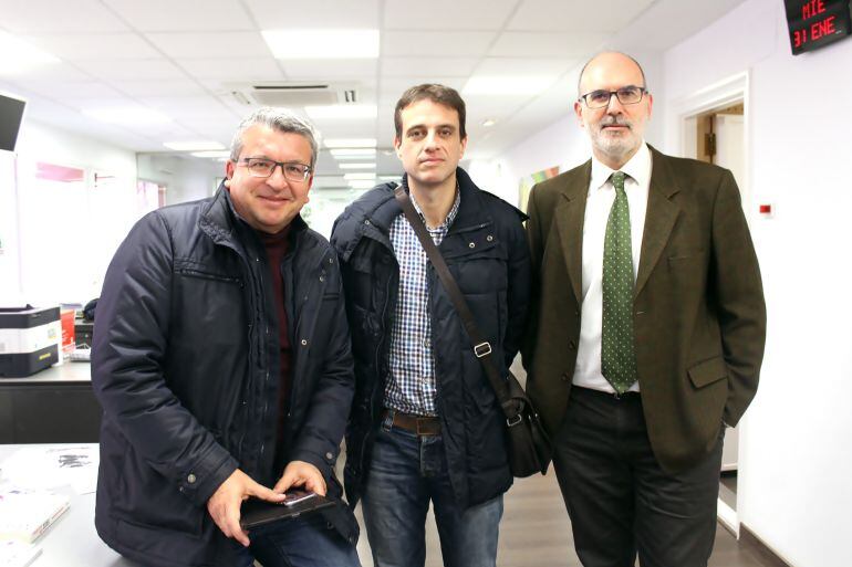 Fernando Llopis, Pere Rostoll y Manuel Villar 