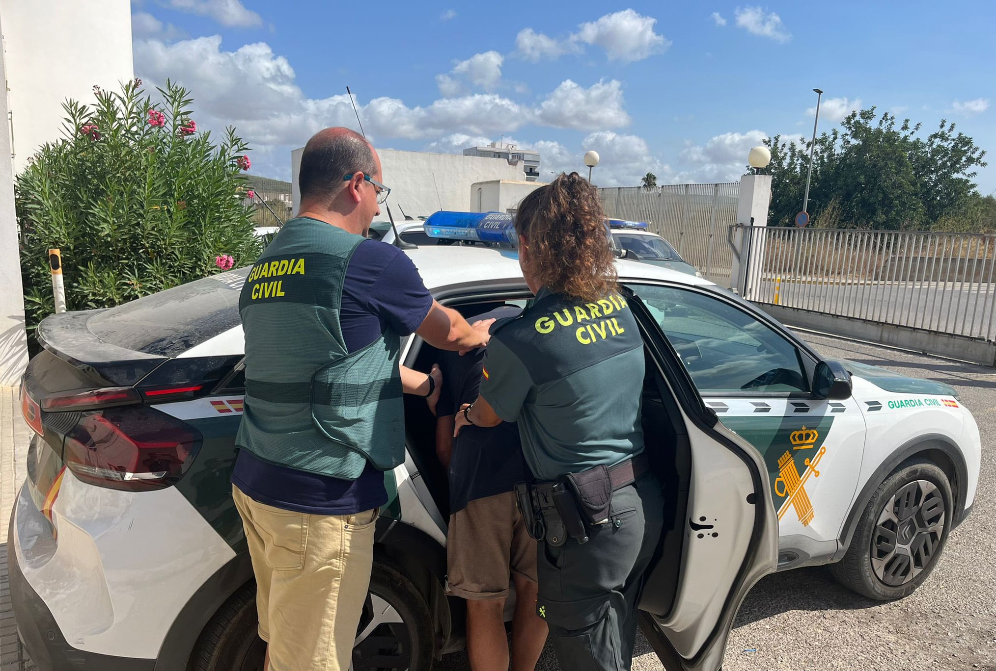 Imagen facilitada por la Guardia Civil tras la detención