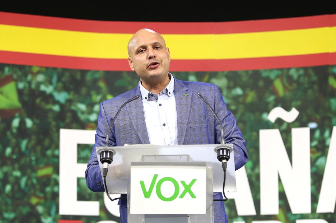 El diputado de Vox en el Parlamento andaluz, Rodrigo Alonso.