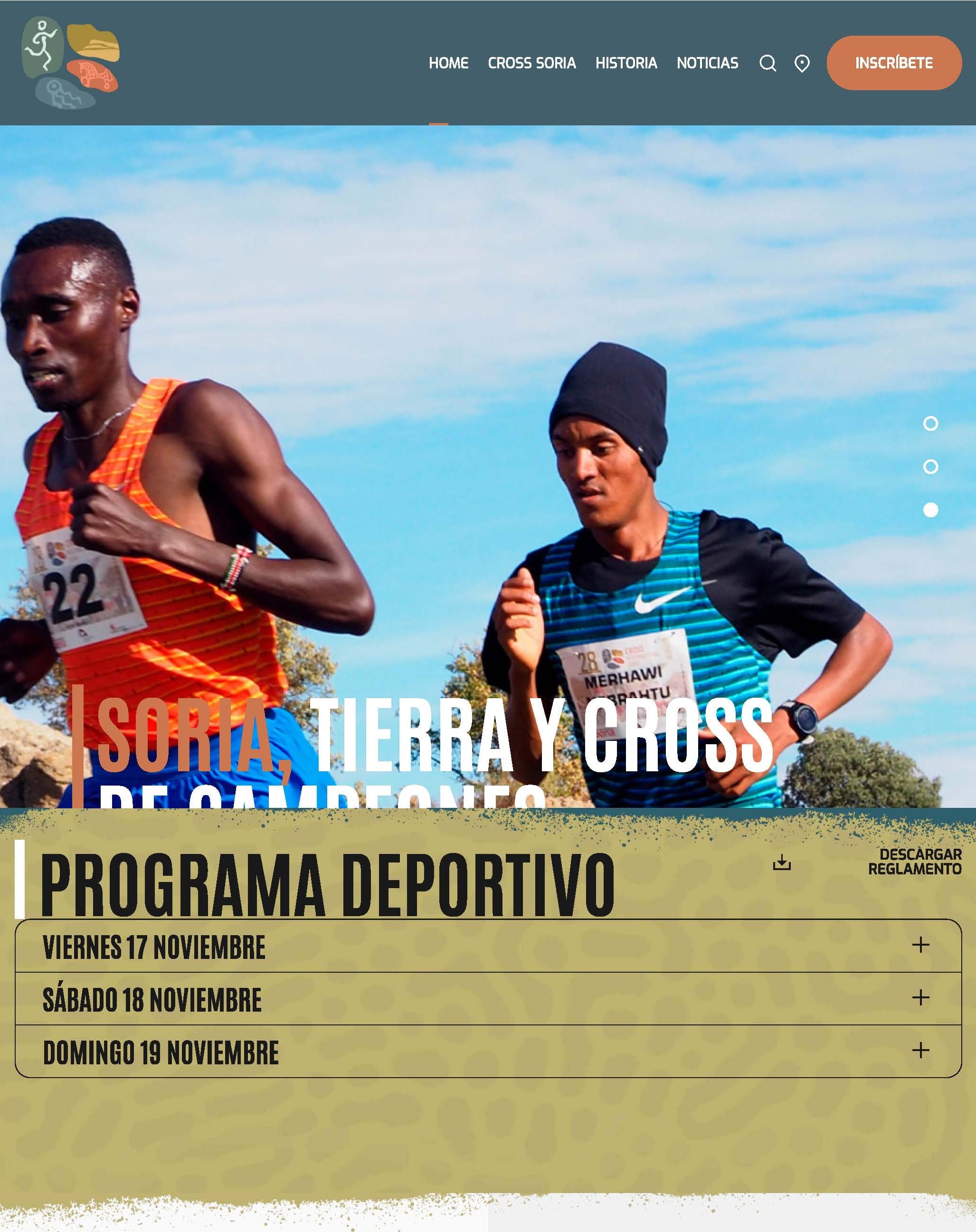 La nueva web del Cross de Soria recoge toda la información de la cita.