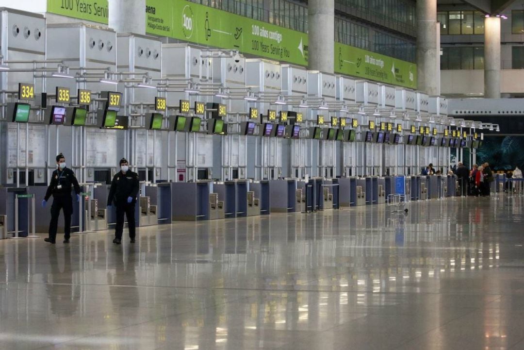 El aeropuerto de Málaga-Costa del Sol durante el estado de alarma