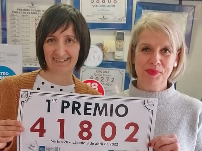 Las loteras con el primer premio