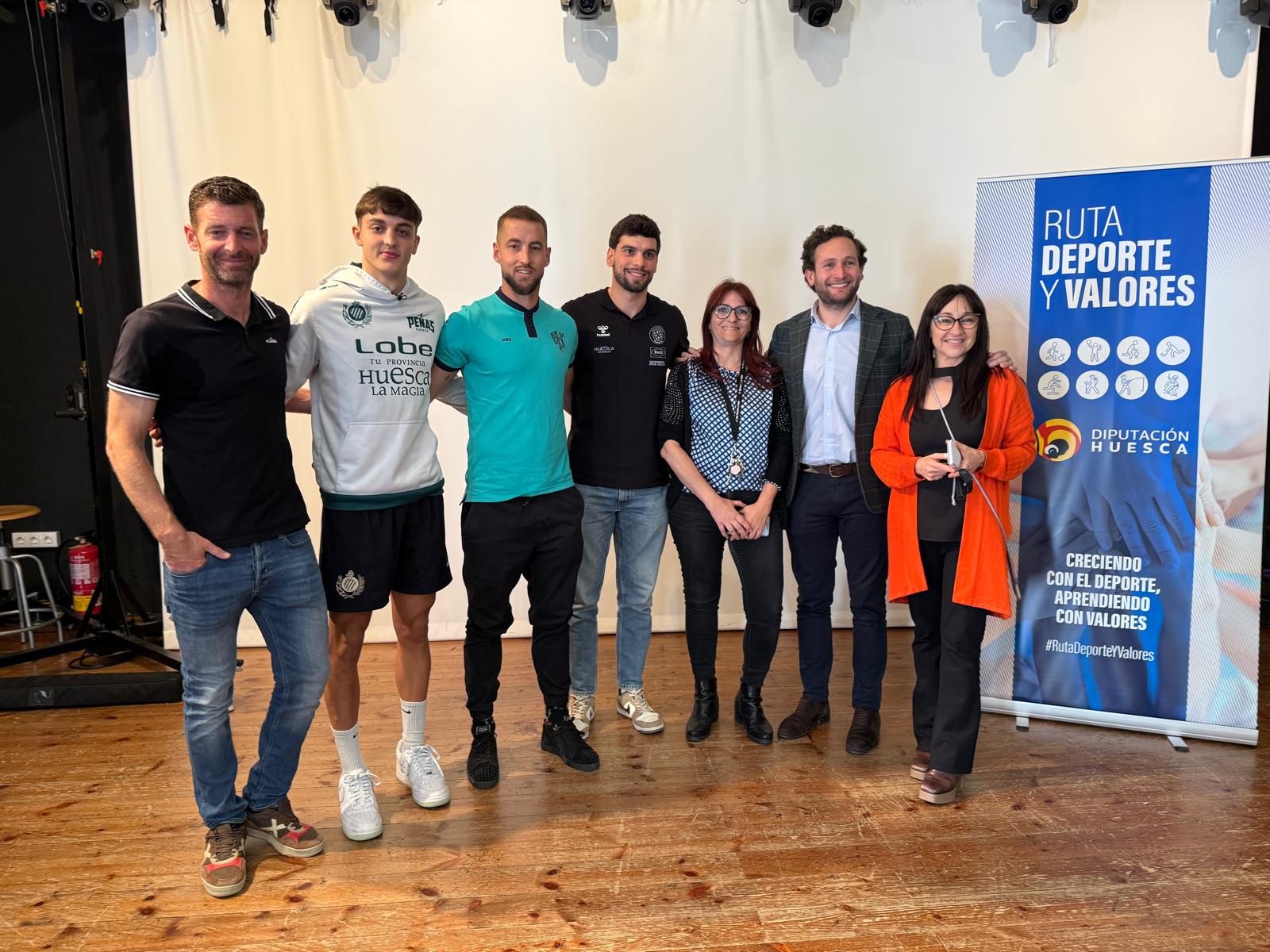 La Ruta Deporte y Valores se ha iniciado en Huesca