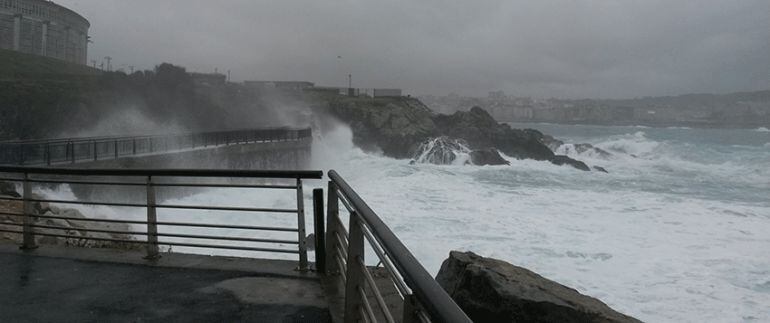 Temporal en el mar