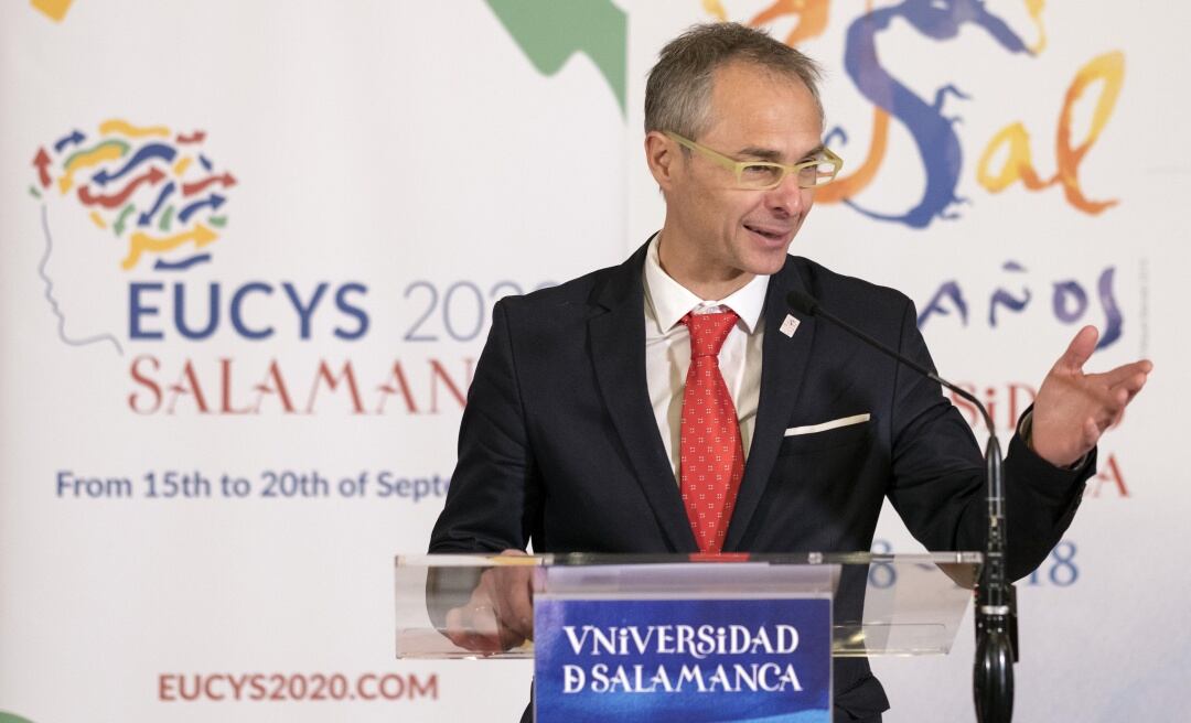 Ricardo Rivero, rector de la Universidad de Salamanca