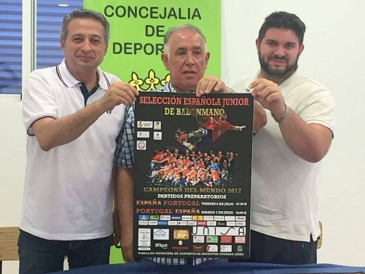 Monóvar acogerá el España – Portugal de balonmano júnior masculino
