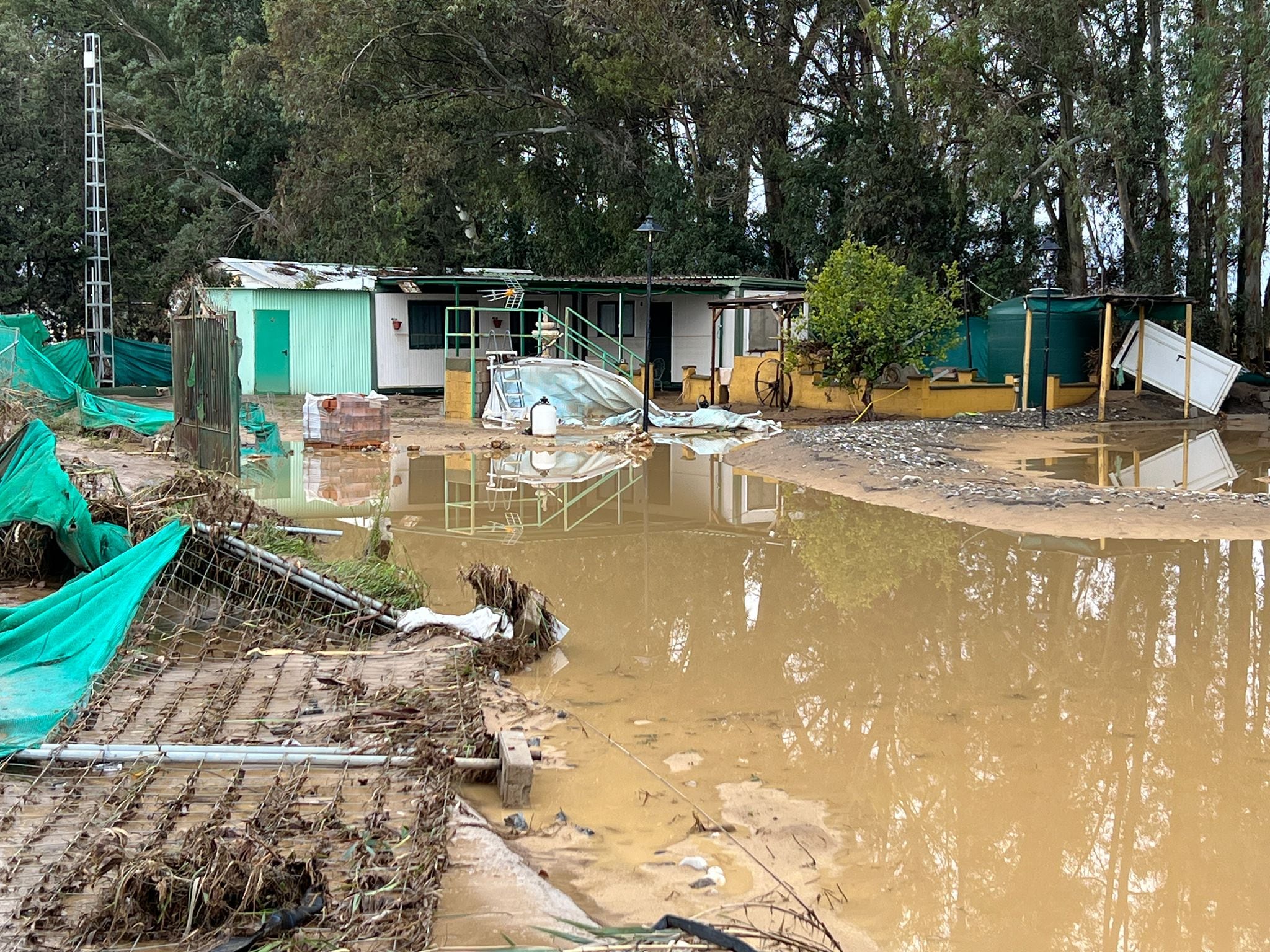 Inundaciones por la tromba de agua en Cártama (Cadena SER)