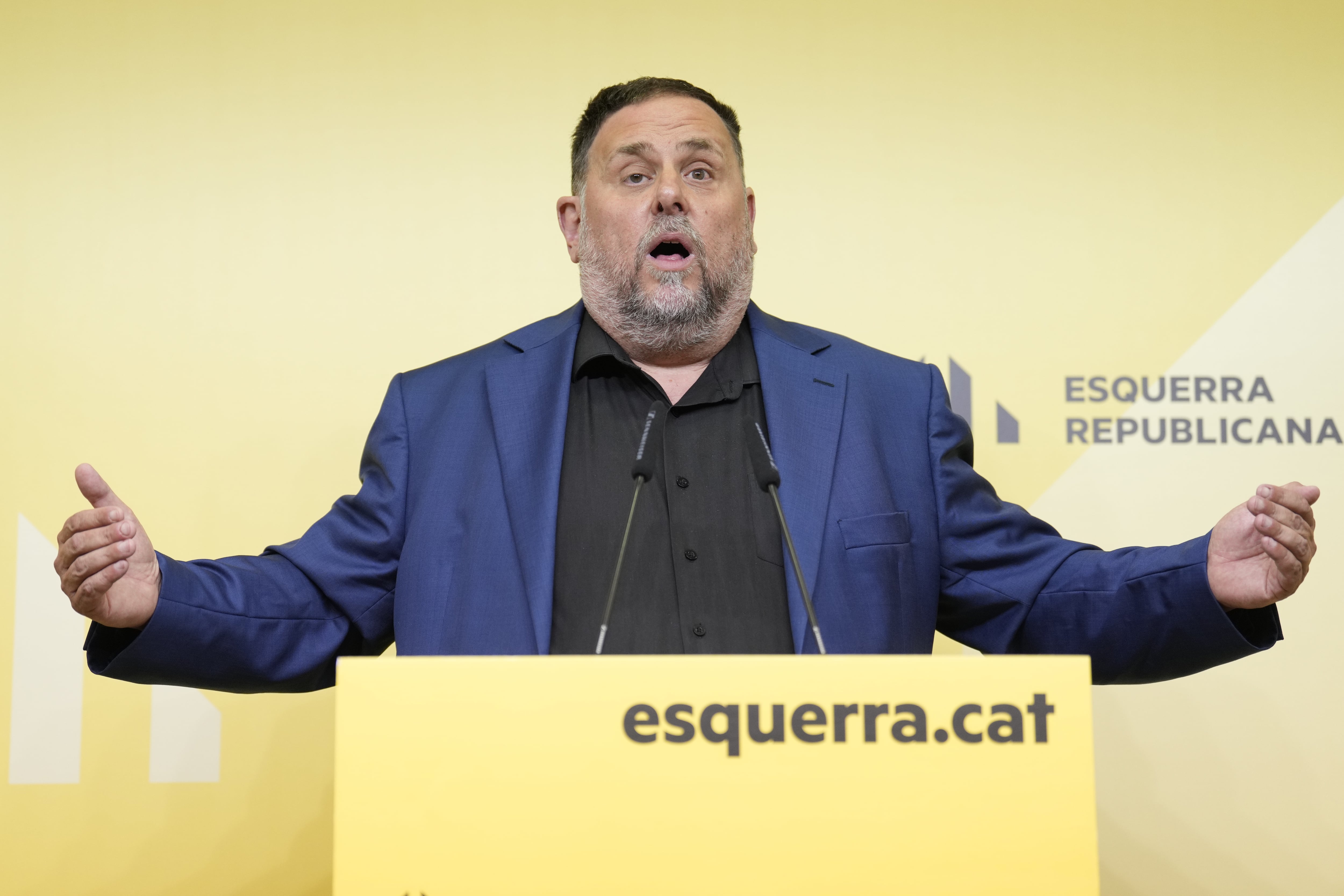 El presidente de ERC, Oriol Junqueras.