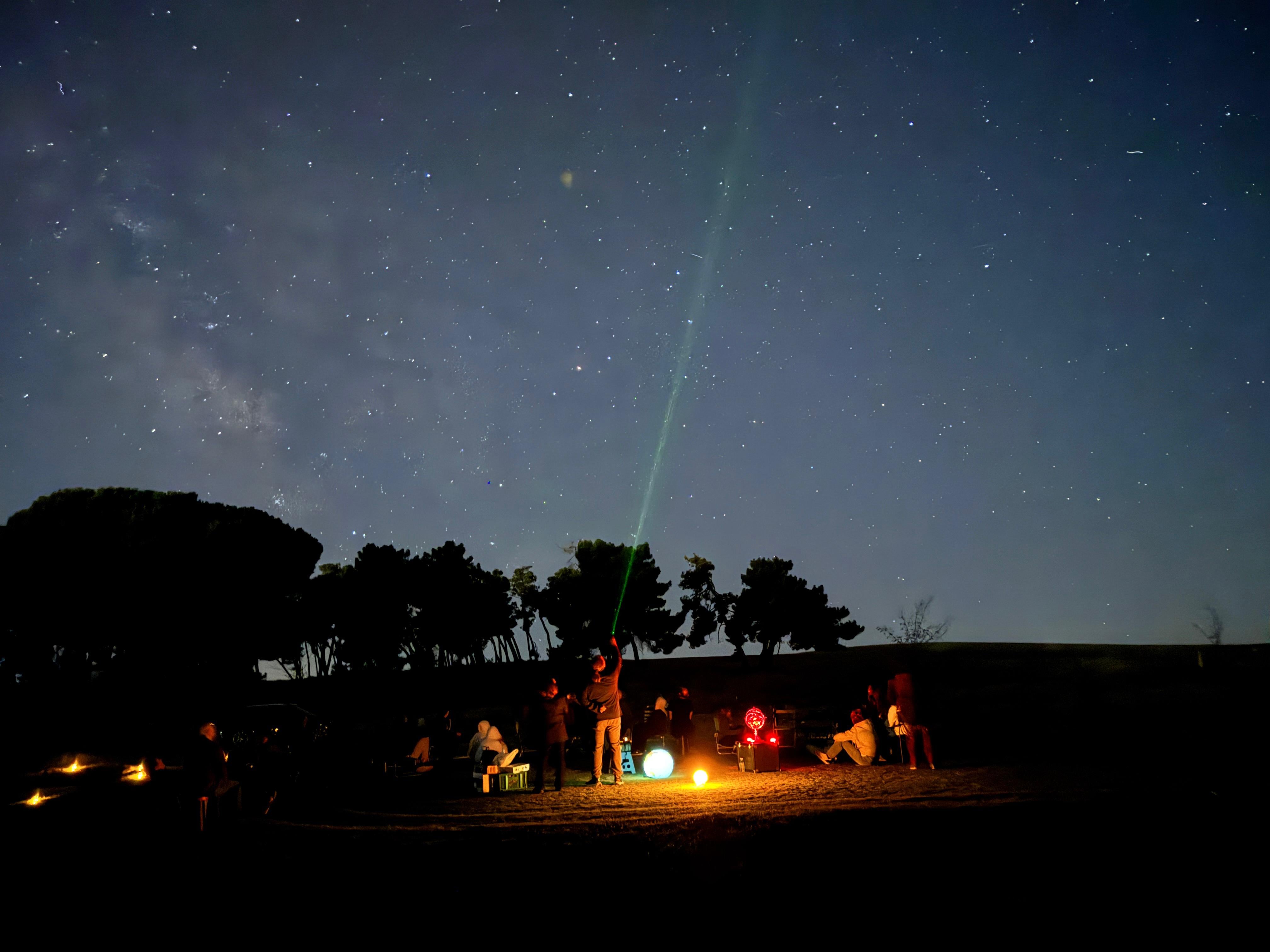 Formación práctica curso astroturismo Skylab Arévalo./Fundación Ávila