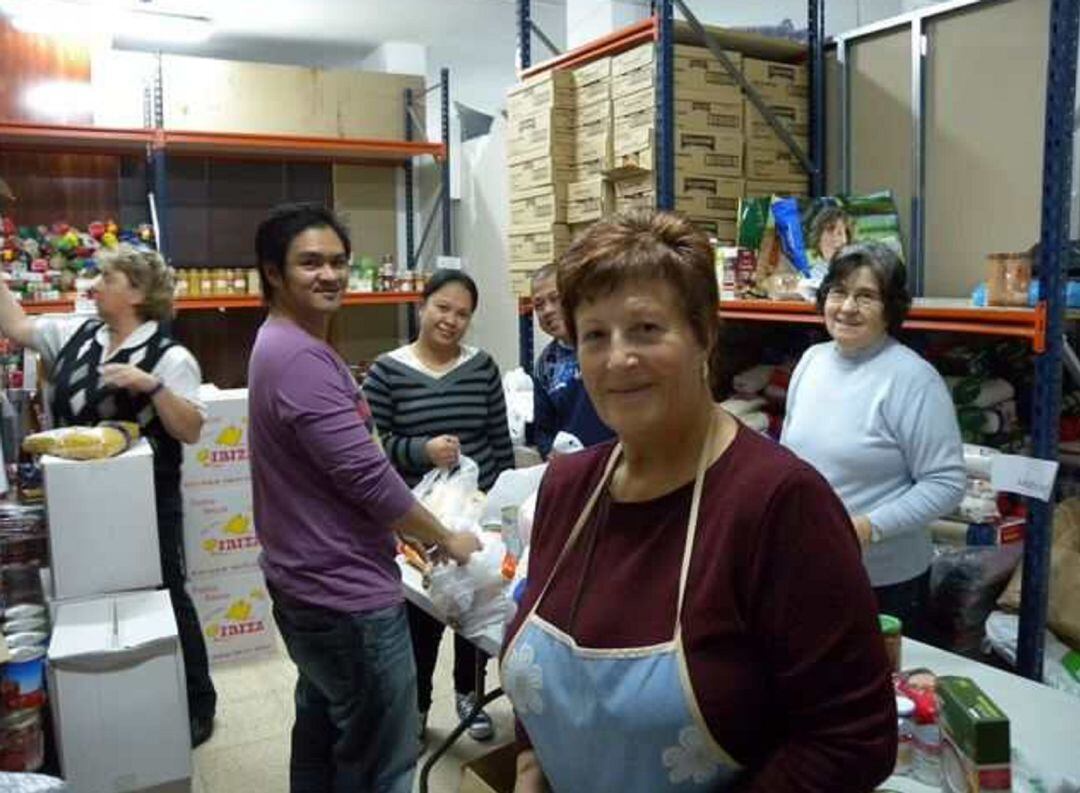 Imagen de archivo del banco de alimentos de Cáritas