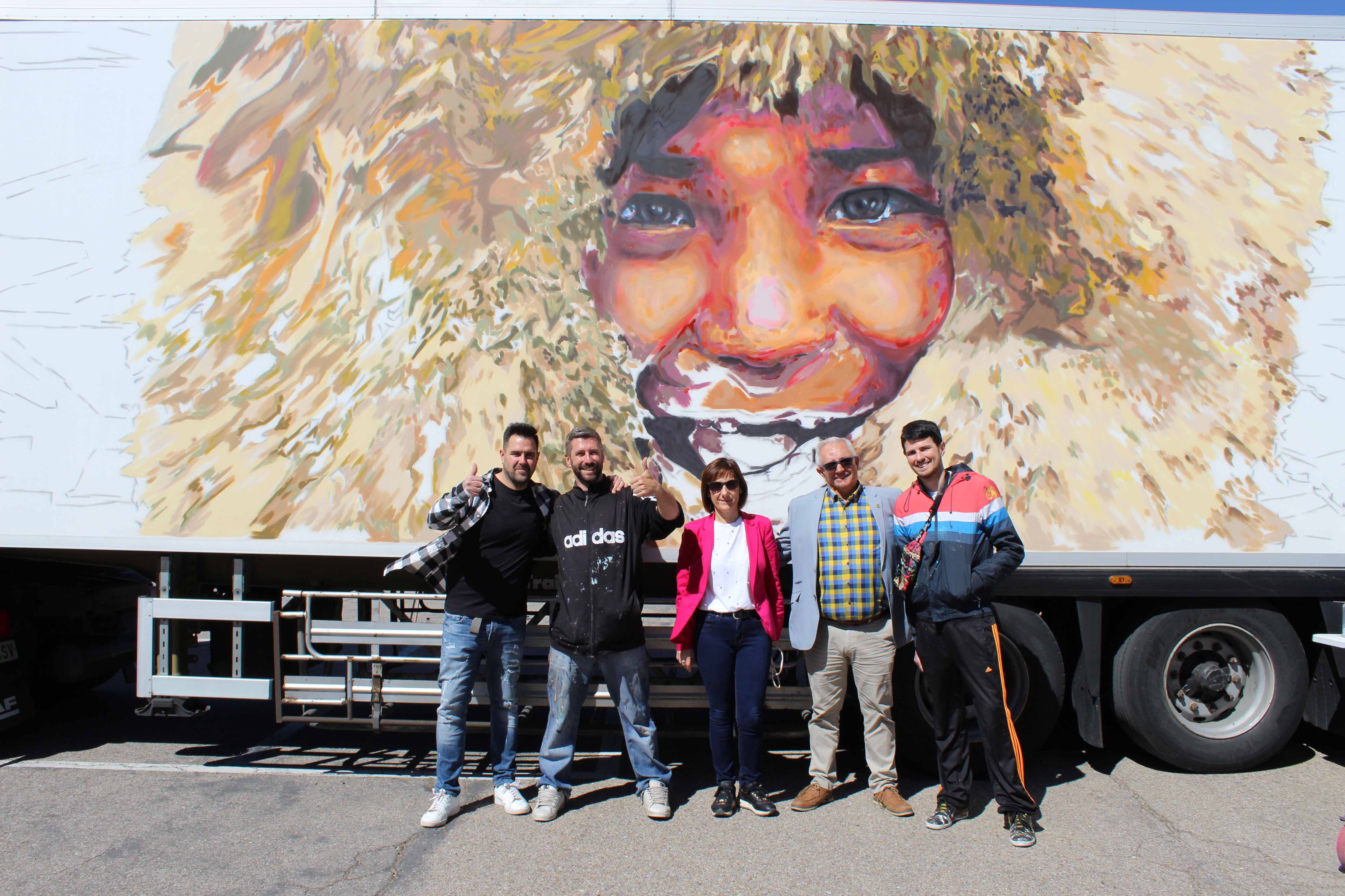 Franz Campoy junto a su familia