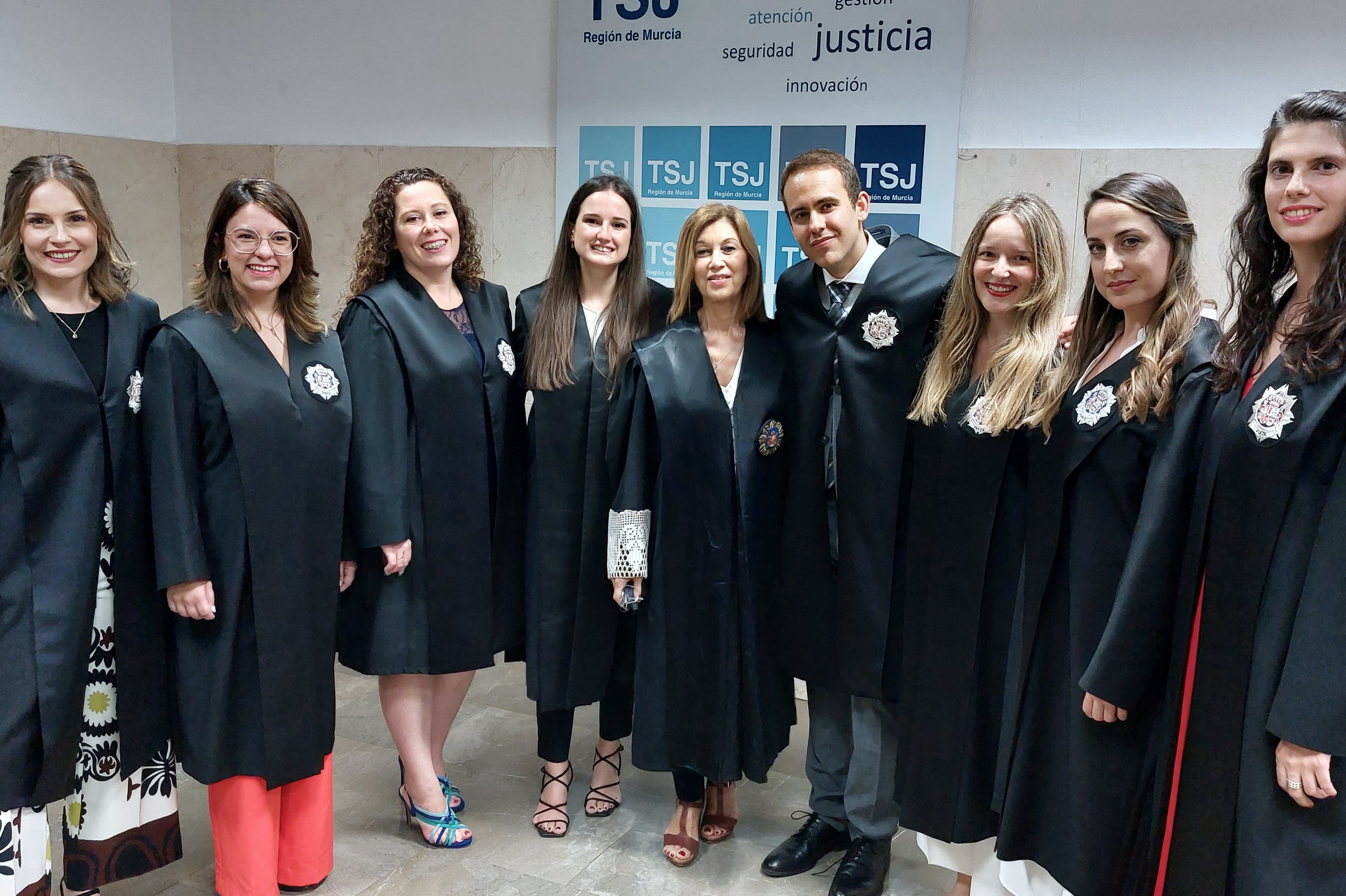 Ocho jueces de apoyo durante cinco meses para la Región de Murcia