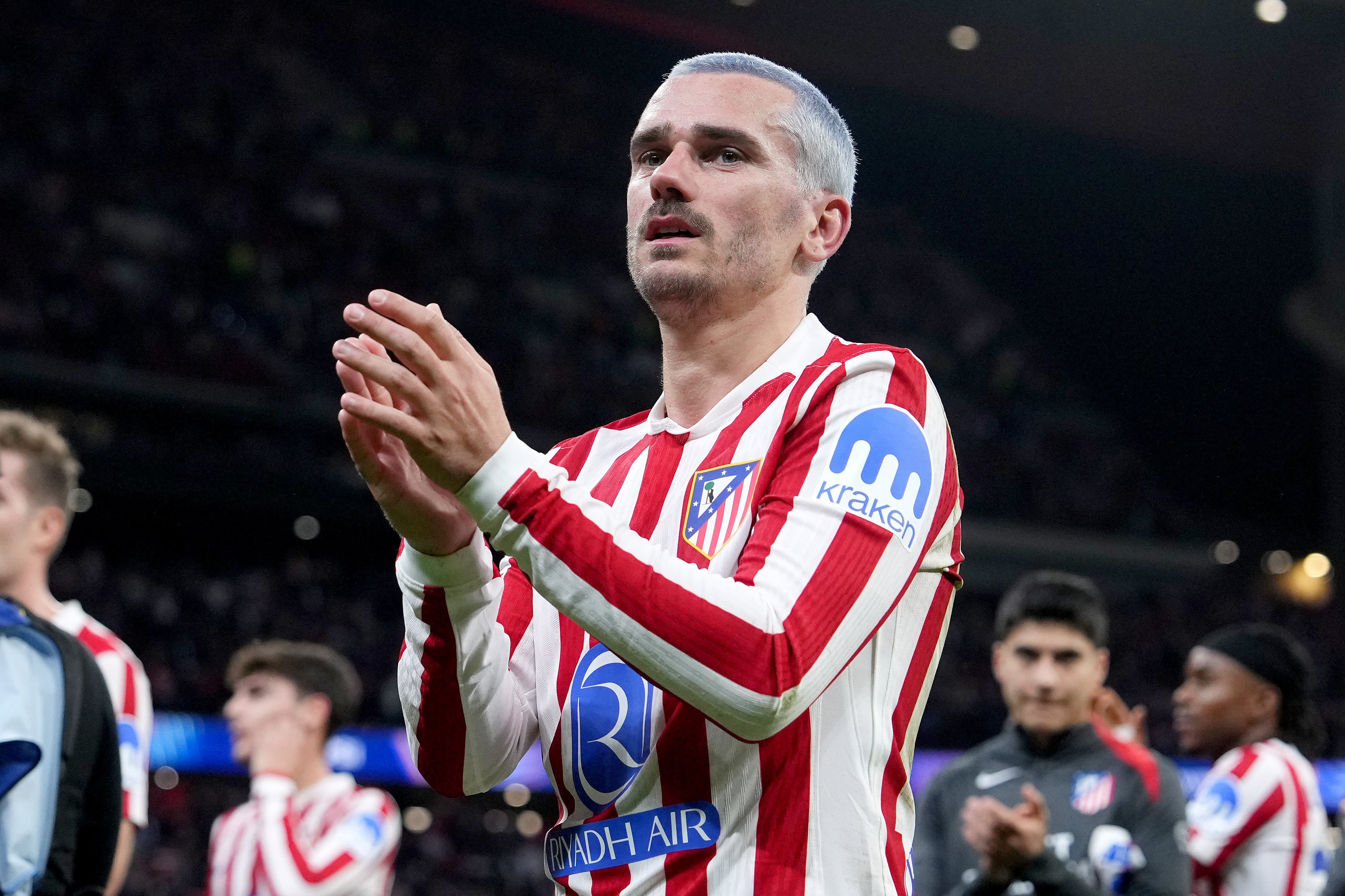 Antoine Griezmann, en el Atlético de Madrid-Brujas de la Champions League
