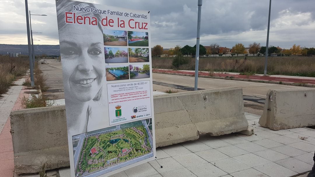 Zona donde se ubicará el parque