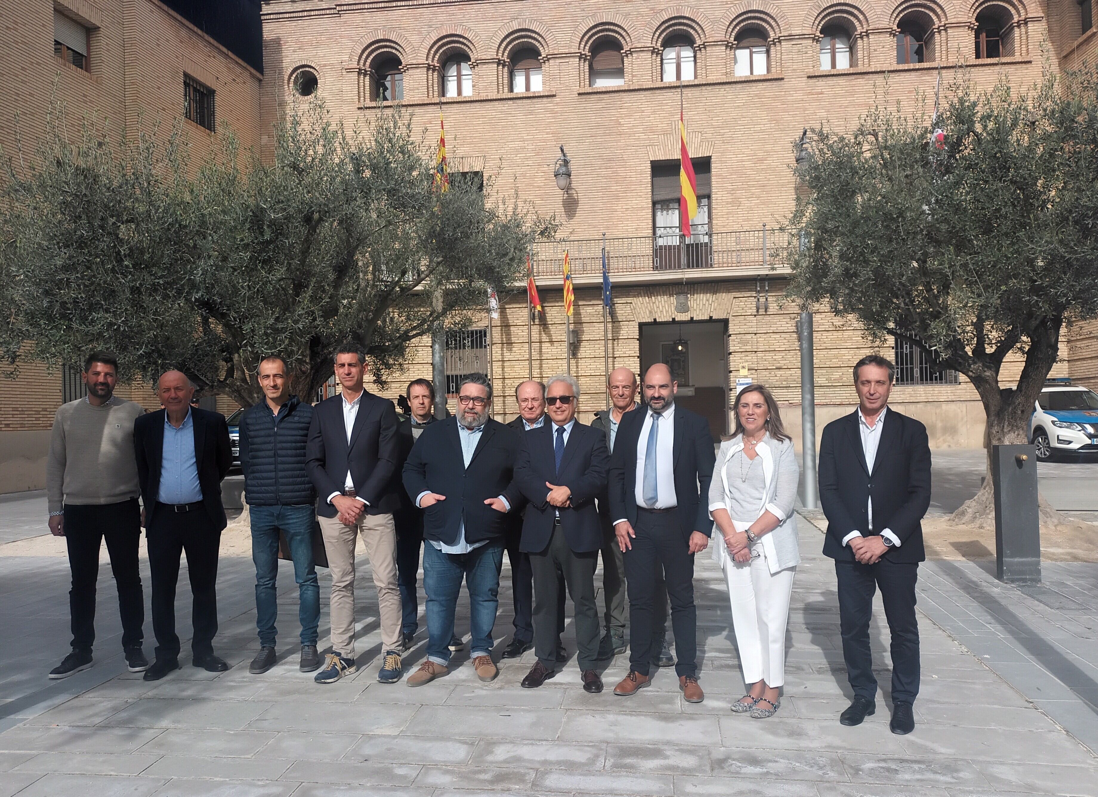 Javier Rincón ha visitado Barbastro tras el reconocimiento europeo del Aceite del Somontano. Foto: DGA