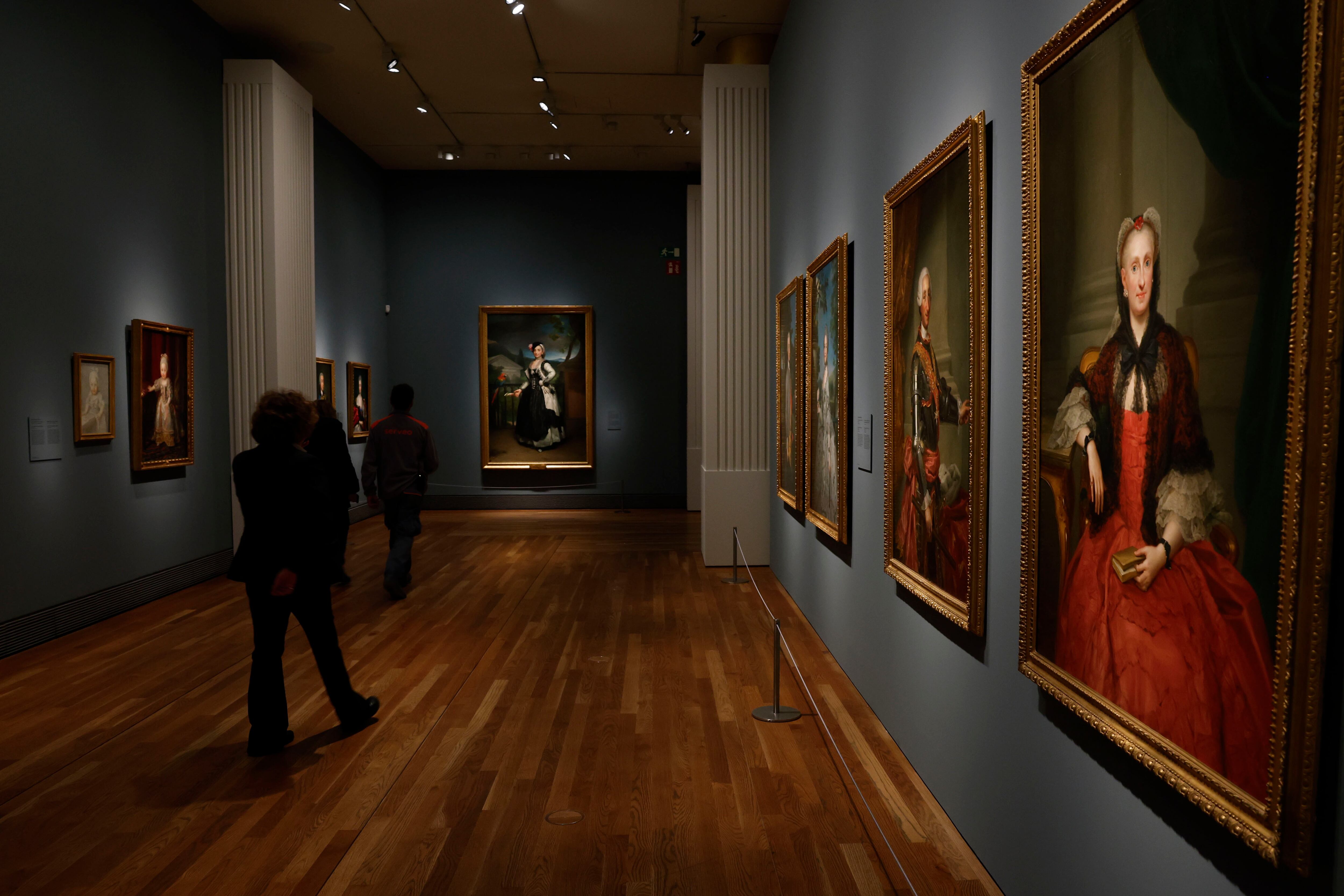 El Museo Nacional del Prado presenta la exposición de Antonio Rafael Mengs. EFE/ J.J. Guillén