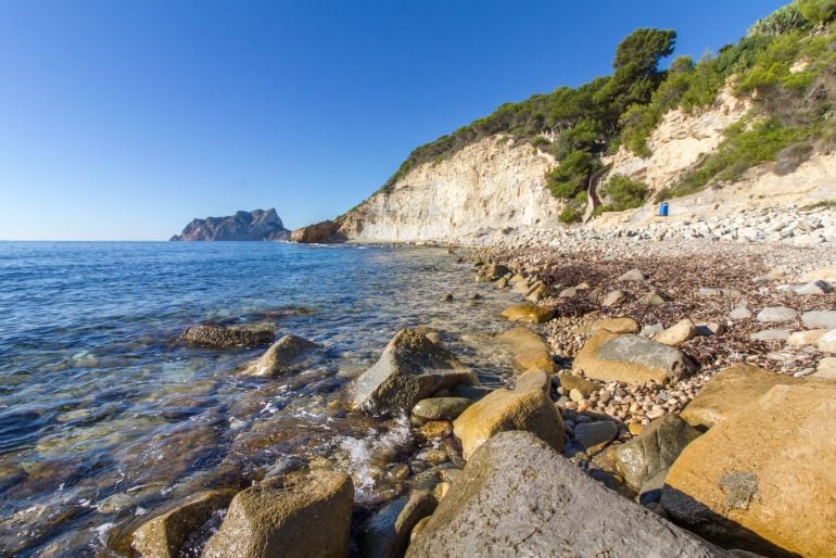 Cala de La Llobella en Benissa