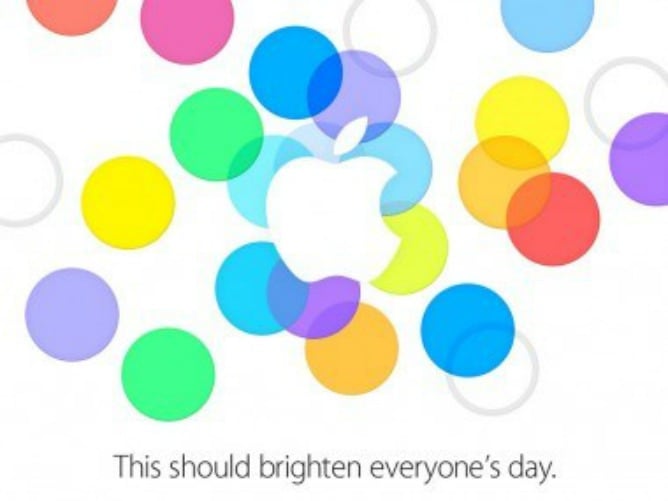 Invitación para la presentación de los nuevos iPhones